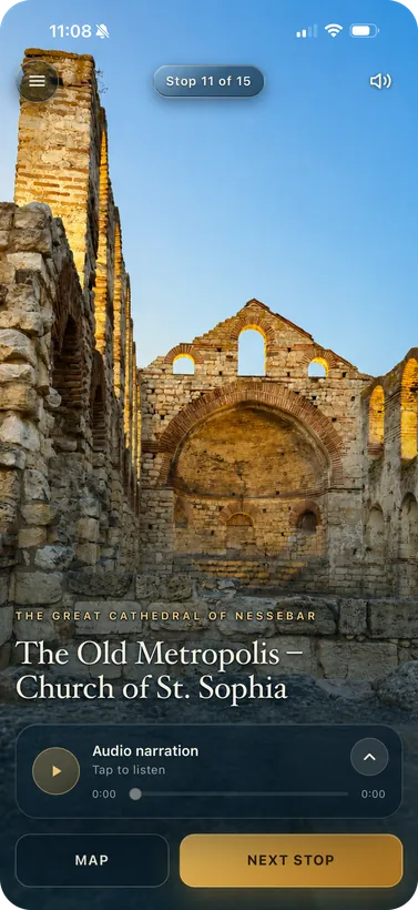 Narration page for the Old Metropolis, Church of St Sophia