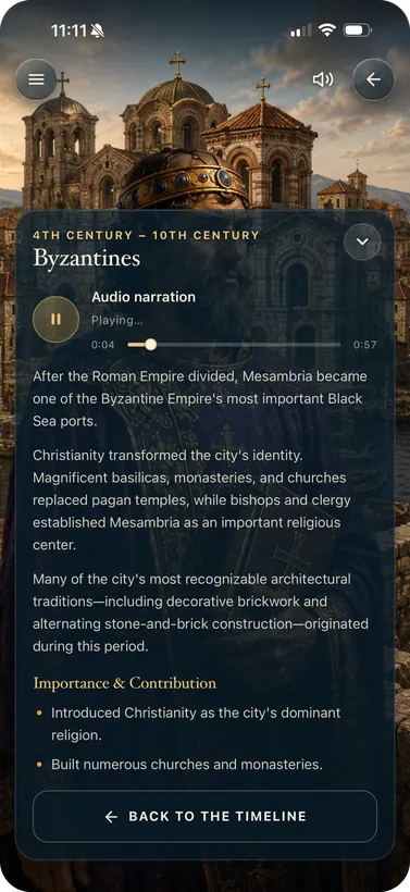 The Byzantines chapter, with narration