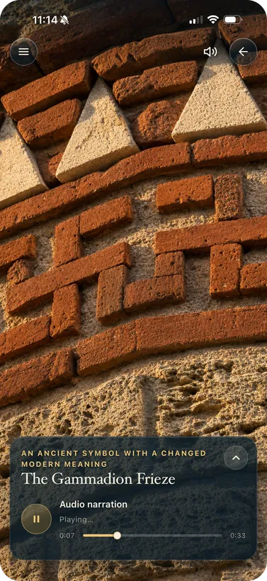 An explanation of the crenellation frieze